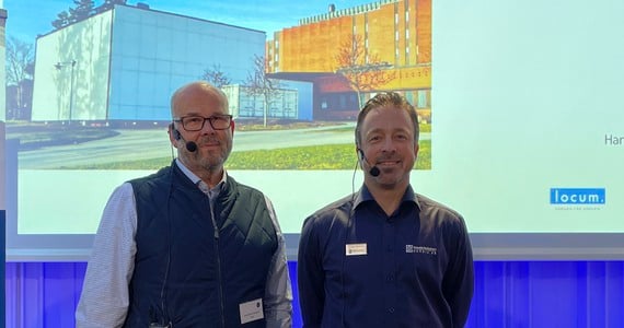 Locums projektledare Hans-Göran Tranberg och Jörgen Stenqvist från MedicSolution.